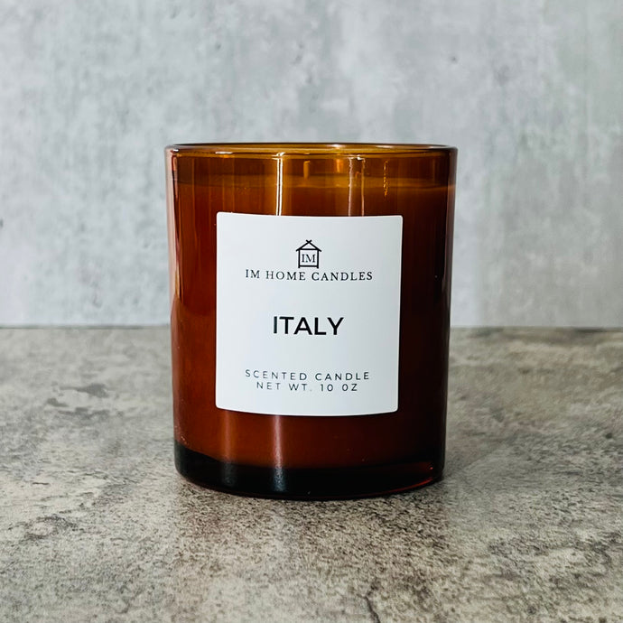 ITALY Scented Candle | Tomato Leaf | Basil | Lemongrass